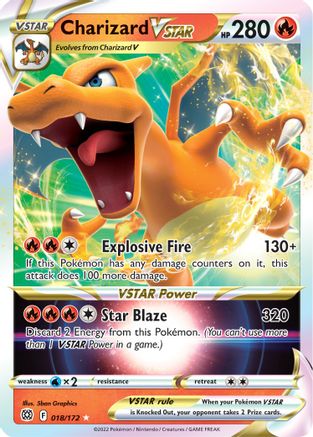 Charizard VSTAR (18) [SWSH09: Brilliant Stars] Holofoil