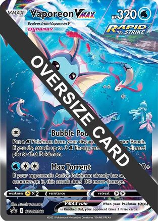 Vaporeon VMAX - SWSH182 (SWSH182) [Jumbo Cards] Holofoil