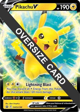 Pikachu V - SWSH198 (SWSH198) [Jumbo Cards] Holofoil