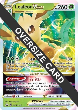 Leafeon VSTAR - SWSH195 (SWSH195) [Jumbo Cards] Holofoil