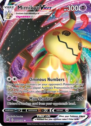 Mimikyu VMAX (69) [SWSH09: Brilliant Stars] Holofoil