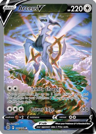 Arceus V (Alternate Full Art) (166) [SWSH09: Brilliant Stars] Holofoil