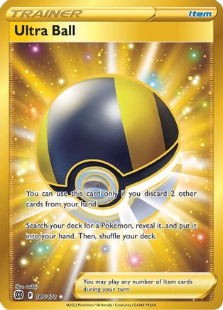 Ultra Ball (Secret) (186) [SWSH09: Brilliant Stars] Holofoil