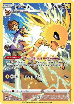 Jolteon (TG04) [SWSH09: Brilliant Stars Trainer Gallery] Holofoil