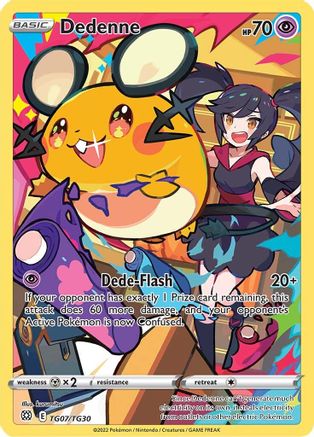 Dedenne (TG07) [SWSH09: Brilliant Stars Trainer Gallery] Holofoil