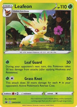 Leafeon - SWSH191 (SWSH191) [SWSH: Sword & Shield Promo Cards] Holofoil