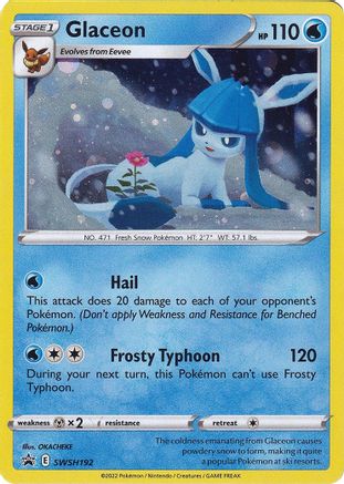 Glaceon - SWSH192 (SWSH192) [SWSH: Sword & Shield Promo Cards] Holofoil
