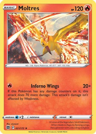 Moltres - 021/172 (21) [Deck Exclusives]