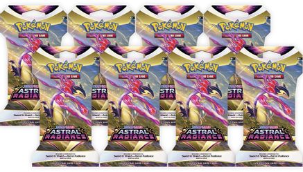 Pokemon Astral Radiance Sleeved Booster Pack Bundle [Set of 8]