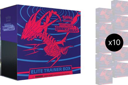 Pokemon Darkness Ablaze Elite Trainer Box Case