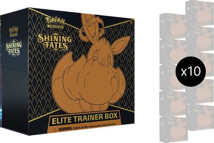 Pokemon Shining Fates Elite Trainer Box Case