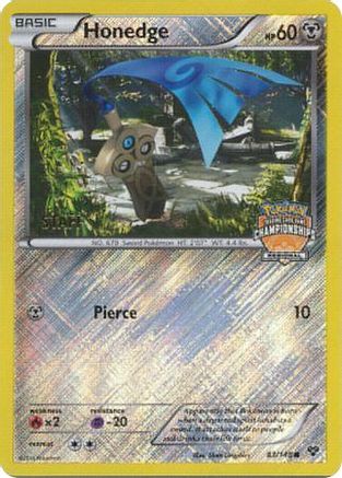 Honedge 83/146 (Regional Championships) [Staff] () [League & Championship Cards] Reverse Holofoil