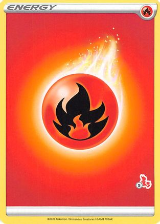 Fire Energy (#5 Cinderace Stamped) () [Battle Academy 2022]