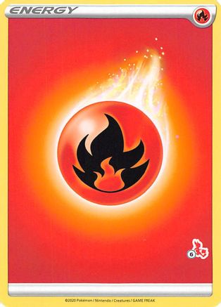 Fire Energy (#6 Cinderace Stamped) () [Battle Academy 2022]