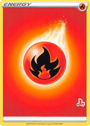Fire Energy (#24 Cinderace Stamped) () [Battle Academy 2022]