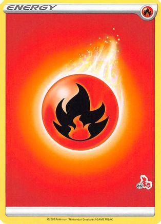 Fire Energy (#26 Cinderace Stamped) () [Battle Academy 2022]
