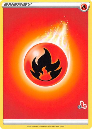 Fire Energy (#32 Cinderace Stamped) () [Battle Academy 2022]