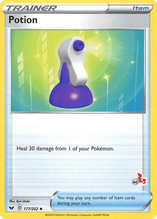 Potion - 177/202 (#42 Cinderace Stamped) (177) [Battle Academy 2022]