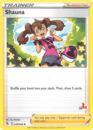 Shauna - 240/264 (#59 Cinderace Stamped) (240) [Battle Academy 2022]