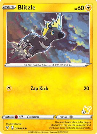Blitzle - 053/185 (#2 Pikachu Stamped) (53) [Battle Academy 2022]
