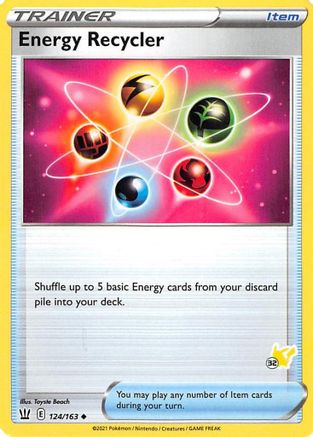 Energy Recycler - 124/163 (#32 Pikachu Stamped) (124) [Battle Academy 2022]