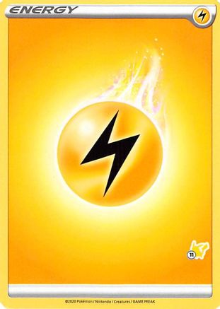 Lightning Energy (#11 Pikachu Stamped) () [Battle Academy 2022]