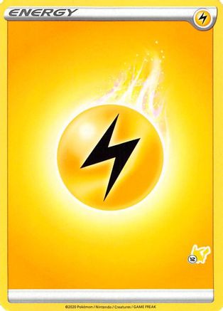 Lightning Energy (#12 Pikachu Stamped) () [Battle Academy 2022]