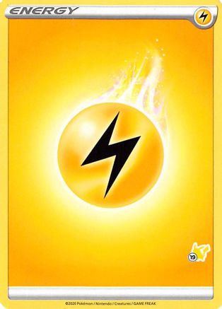 Lightning Energy (#19 Pikachu Stamped) () [Battle Academy 2022]