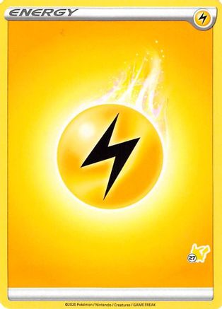Lightning Energy (#27 Pikachu Stamped) () [Battle Academy 2022]