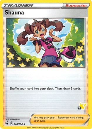 Shauna - 240/264 (#24 Pikachu Stamped) (240) [Battle Academy 2022]