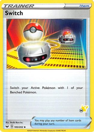 Switch - 183/202 (#36 Pikachu Stamped) (183) [Battle Academy 2022]