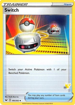 Switch - 183/202 (#52 Pikachu Stamped) (183) [Battle Academy 2022]