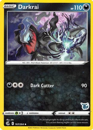 Darkrai - 167/264 (Eevee Stamped) (167) [Battle Academy 2022]