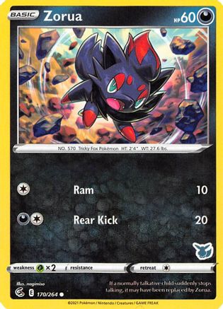 Zorua - 170/264 (Eevee Stamped) (170) [Battle Academy 2022]