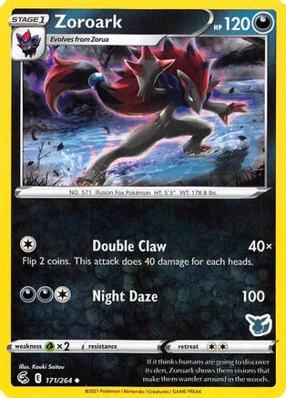 Zoroark - 171/264 (Eevee Stamped) (171) [Battle Academy 2022]