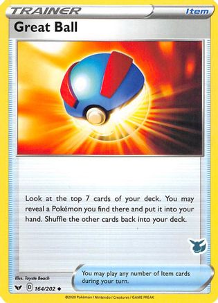 Great Ball - 164/202 (Eevee Stamped) (164) [Battle Academy 2022]