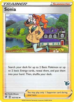 Sonia - 167/192 (Eevee Stamped) (167) [Battle Academy 2022]
