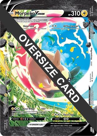 Morpeko V-UNION (SWSH215-218) () [Jumbo Cards] Holofoil
