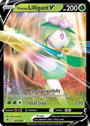 Hisuian Lilligant V (17) [SWSH10: Astral Radiance] Holofoil