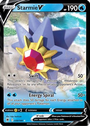 Starmie V (30) [SWSH10: Astral Radiance] Holofoil