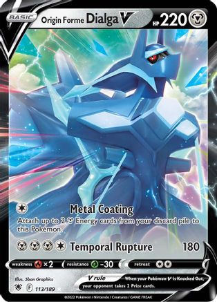 Origin Forme Dialga V (113) [SWSH10: Astral Radiance] Holofoil
