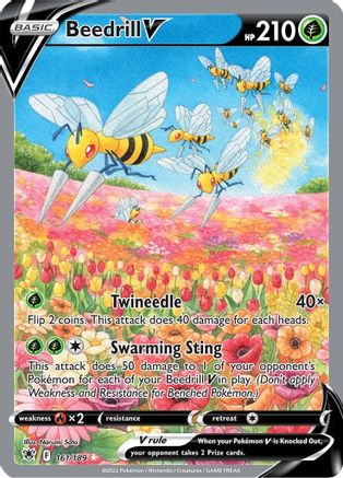 Beedrill V (Alternate Full Art) (161) [SWSH10: Astral Radiance] Holofoil