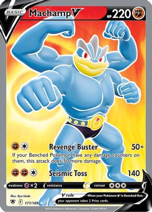 Machamp V (Full Art) (171) [SWSH10: Astral Radiance] Holofoil