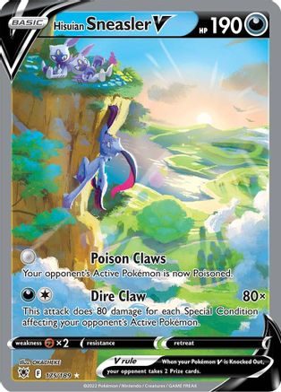 Hisuian Sneasler V (Alternate Full Art) (175) [SWSH10: Astral Radiance] Holofoil