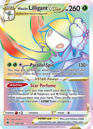 Hisuian Lilligant VSTAR (Secret) (190) [SWSH10: Astral Radiance] Holofoil