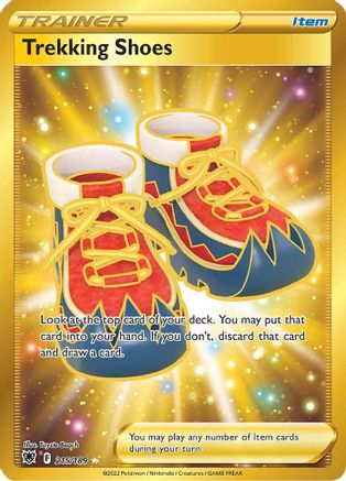 Trekking Shoes (Secret) (215) [SWSH10: Astral Radiance] Holofoil