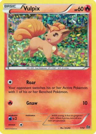 Vulpix - 1/12 (1) [McDonald's Promos 2016] Holofoil