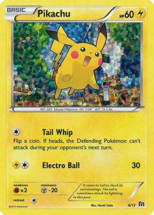 Pikachu - 6/12 (6) [McDonald's Promos 2016] Holofoil