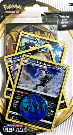 Pokemon Rebel Clash Premium Checklane Blister [Galarian Obstagoon]