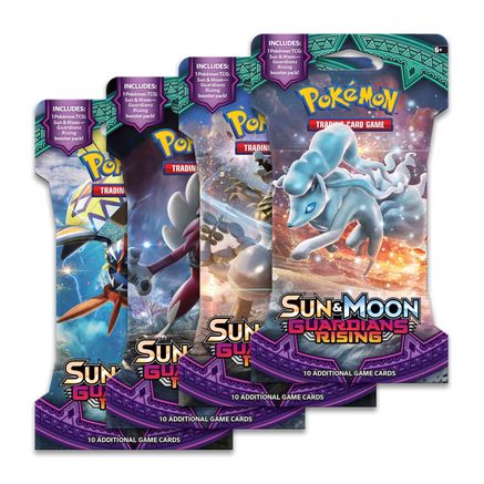 Pokemon Guardians Rising Booster Pack Art Bundle [Set of 5]